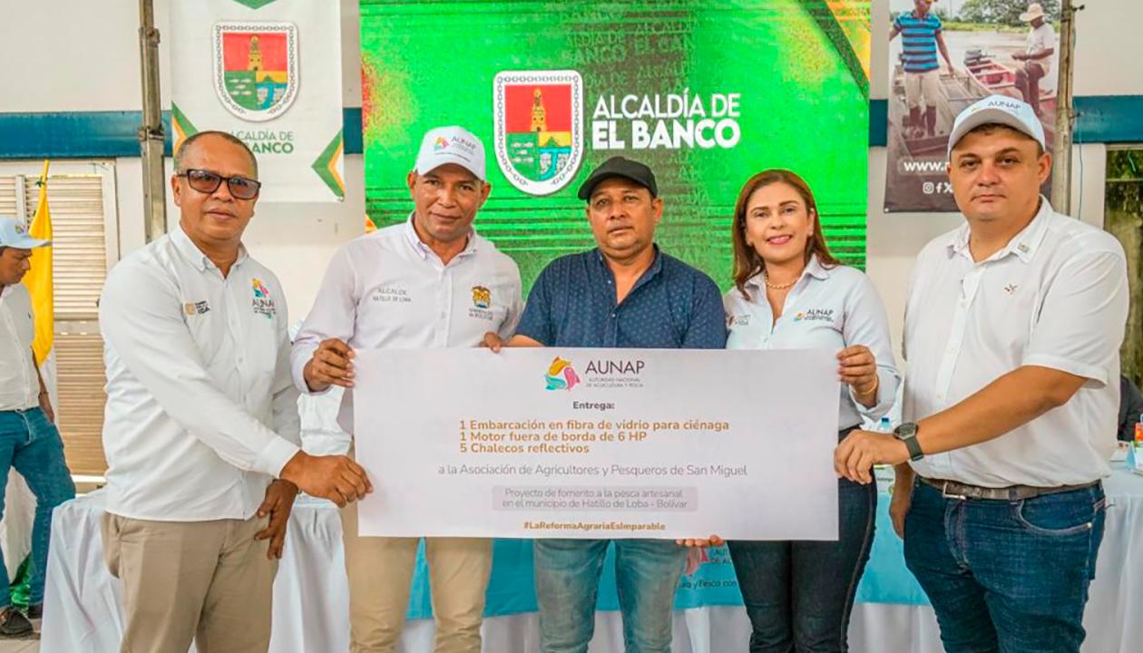 Proyectos benefician a pescadores de Magdalena y Bolívar.