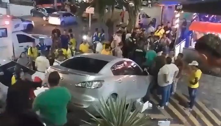 El incidente tuvo lugar en la calle 84 con carrera 46.
