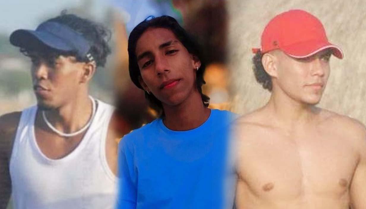 Andrés, Rodolfo y Keiner