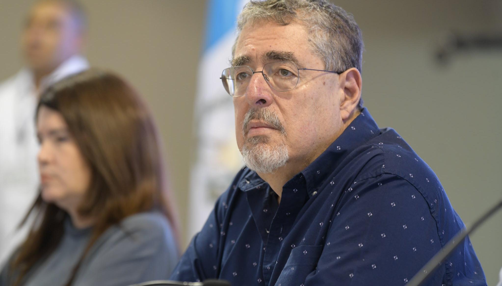 El presidente de Guatemala, Bernardo Arévalo de León.