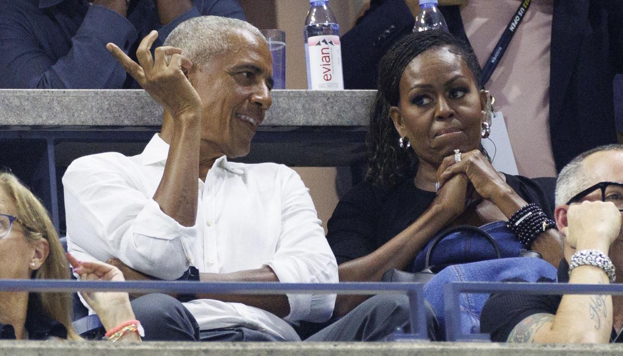Barack Obama y Michelle Obama.