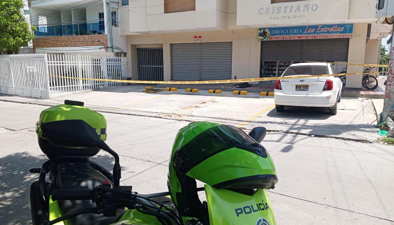 Lugar donde se registraron los hechos. 