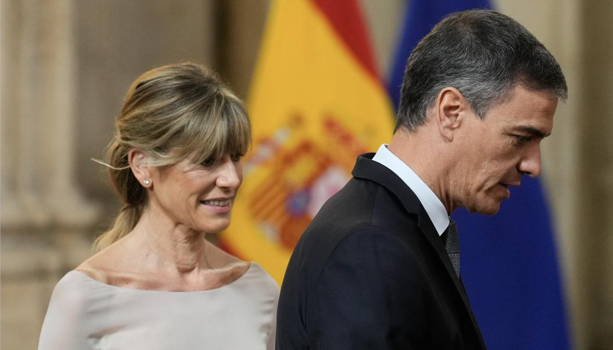 Begoña Gómez y Pedro Sánchez.