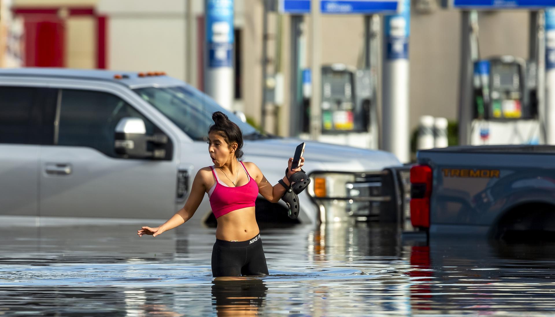 Inundaciones en Texas.
