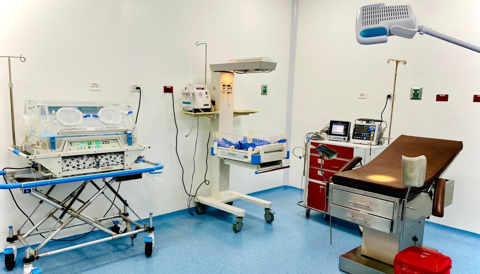 Sala de partos del Hospital de Candelaria.