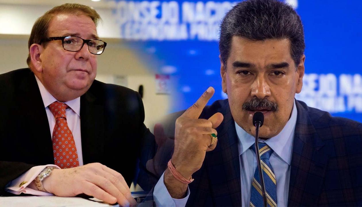 Edmundo González y Nicolás Maduro, los dos candidatos con mayor opciones de ganar.