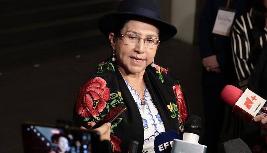 Canciller Celinda Sosa. 