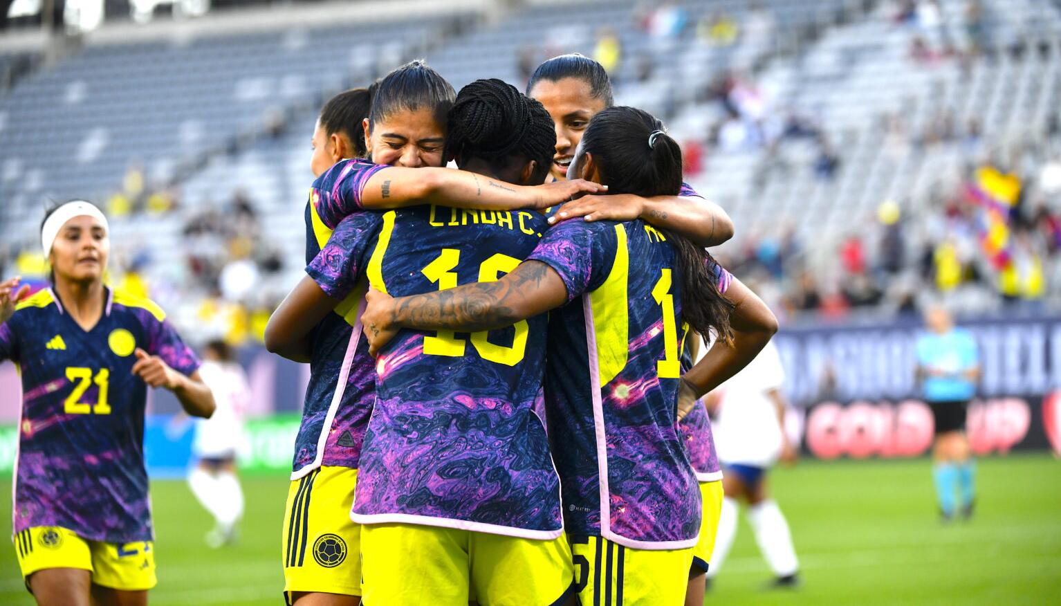 Jugadoras de la selección femenina.