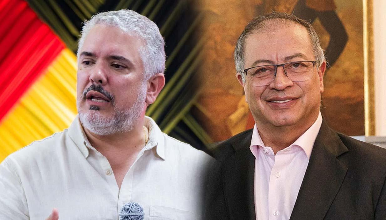 Iván Duque y Gustavo Petro.