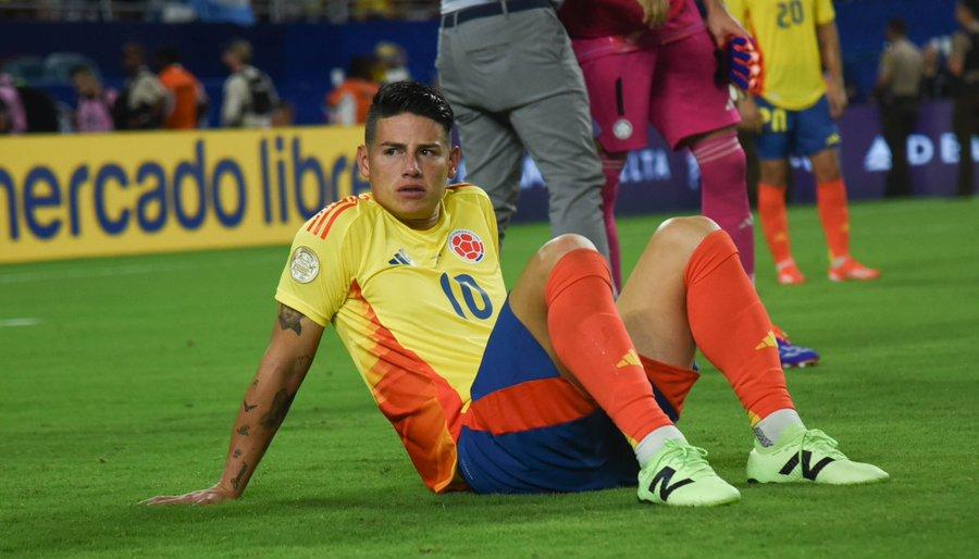 James luego de perder la final.