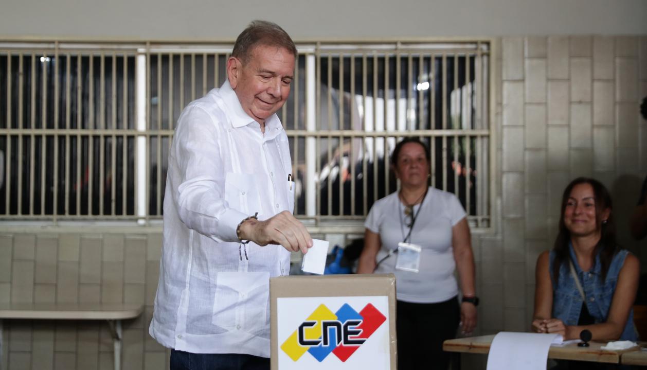 El candidato presidencial opositor, Edmundo González Urrutia.