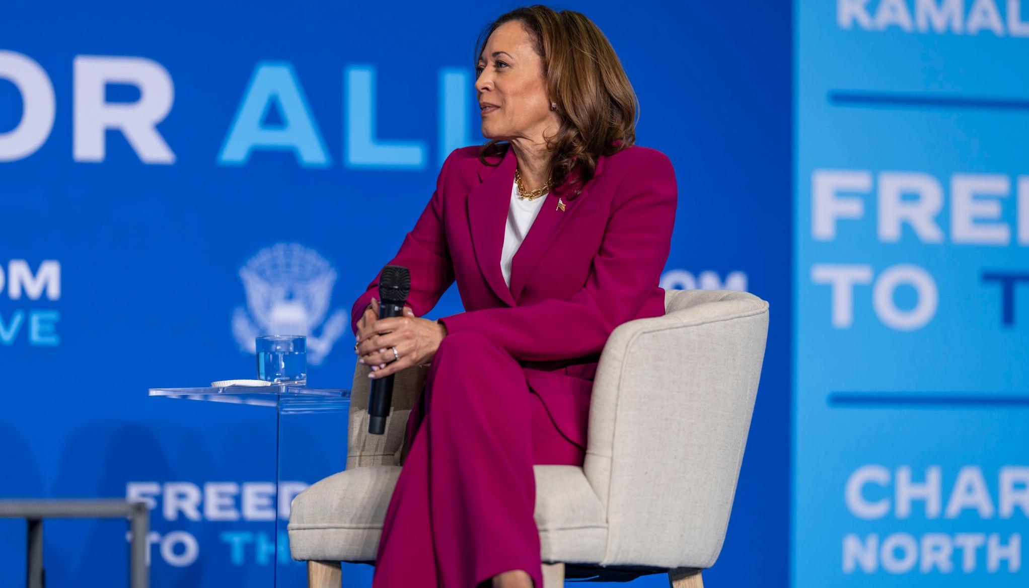 La vicepresidenta de Estados Unidos, Kamala Harris.