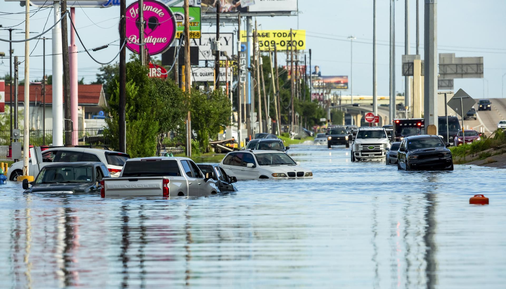 Inundaciones que ha provocado el huracán.