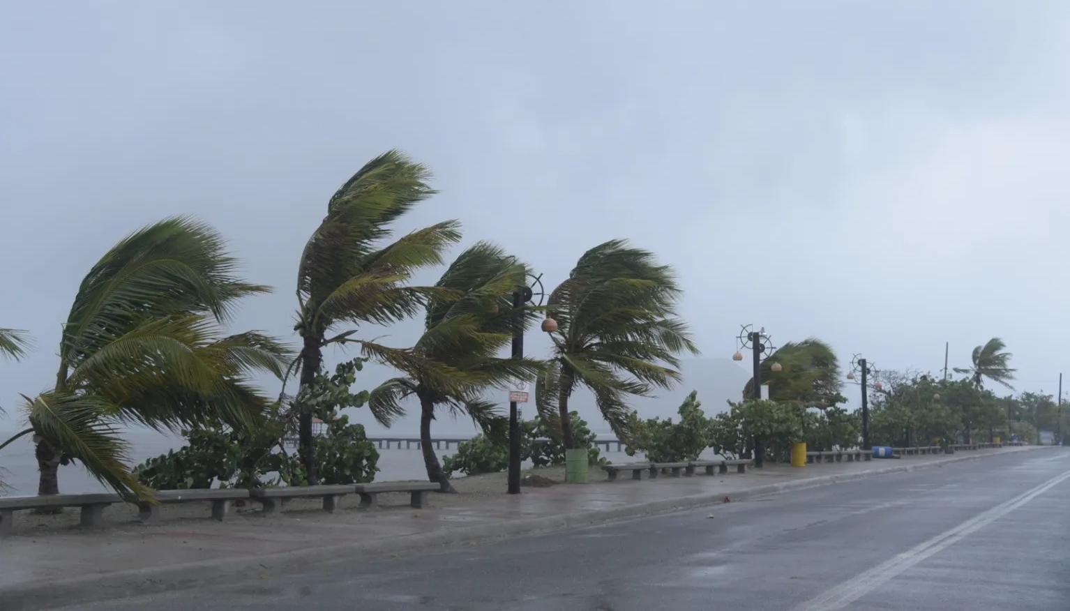 Imagen referencia Huracán Beryl.  