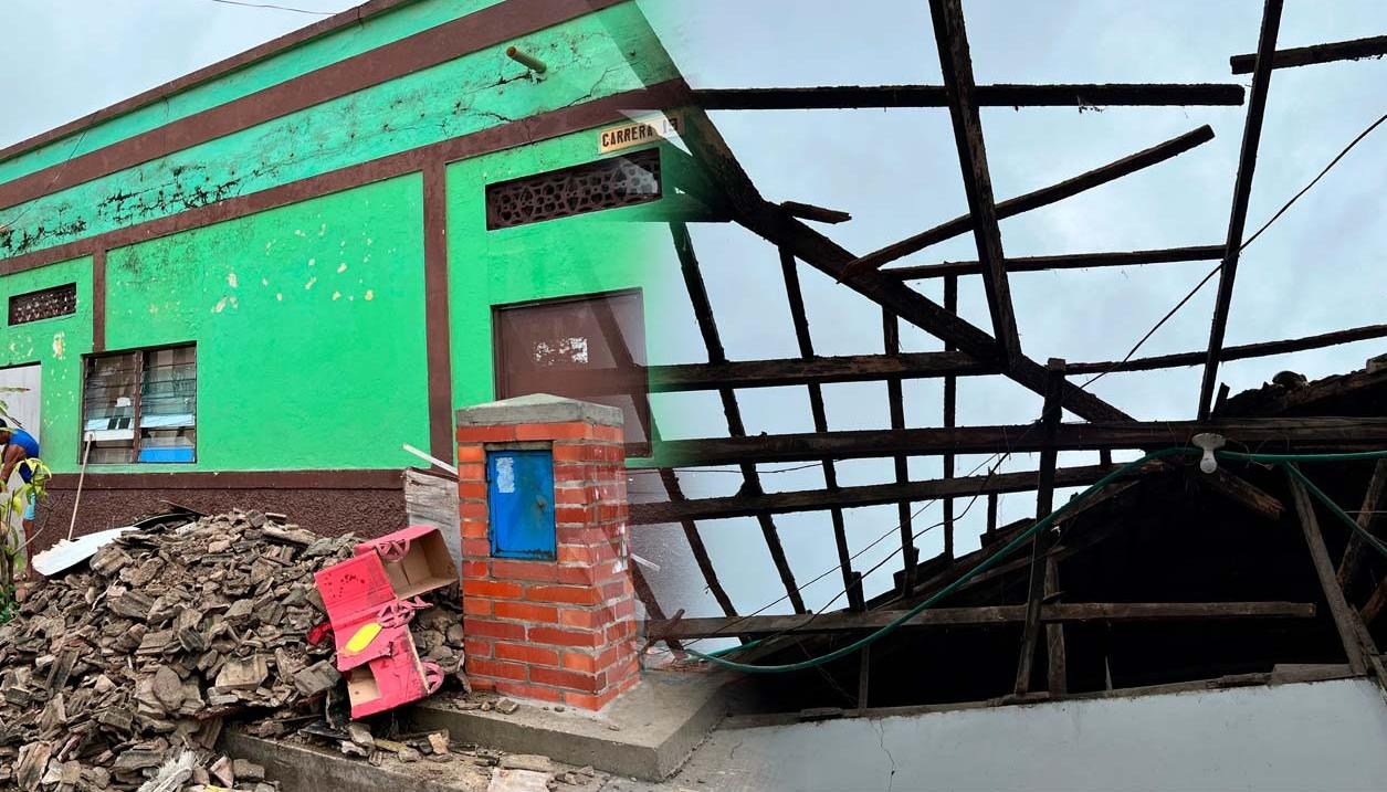 Hogar Infantil del ICBF al que se le cayó el techo en Soledad. 