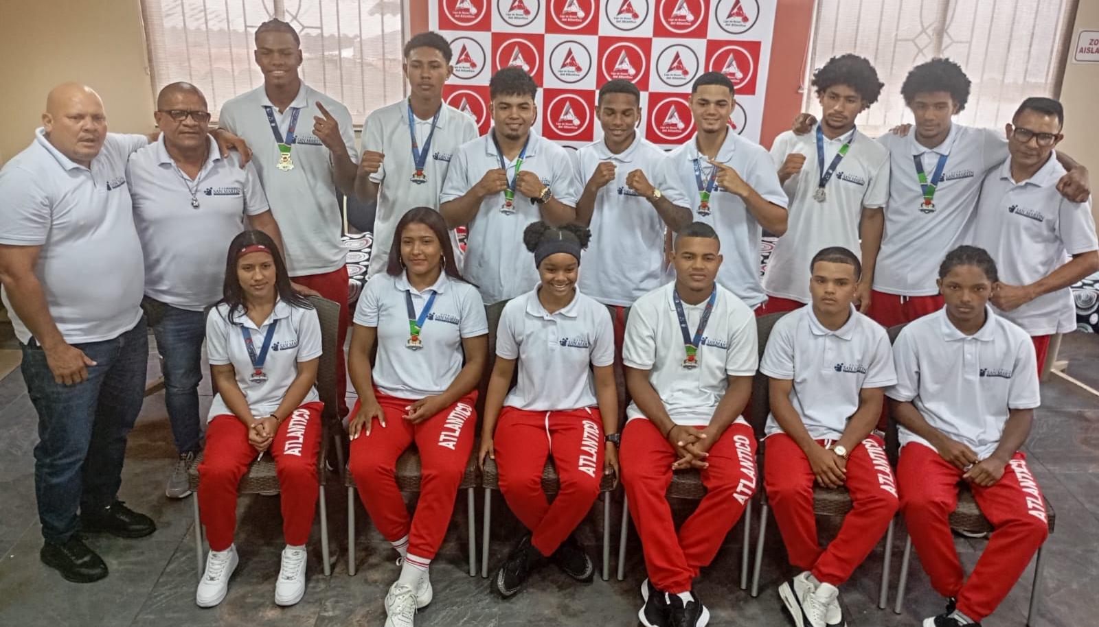 Delegación de Atlántico que participó en el clasificatorio en Cali. 