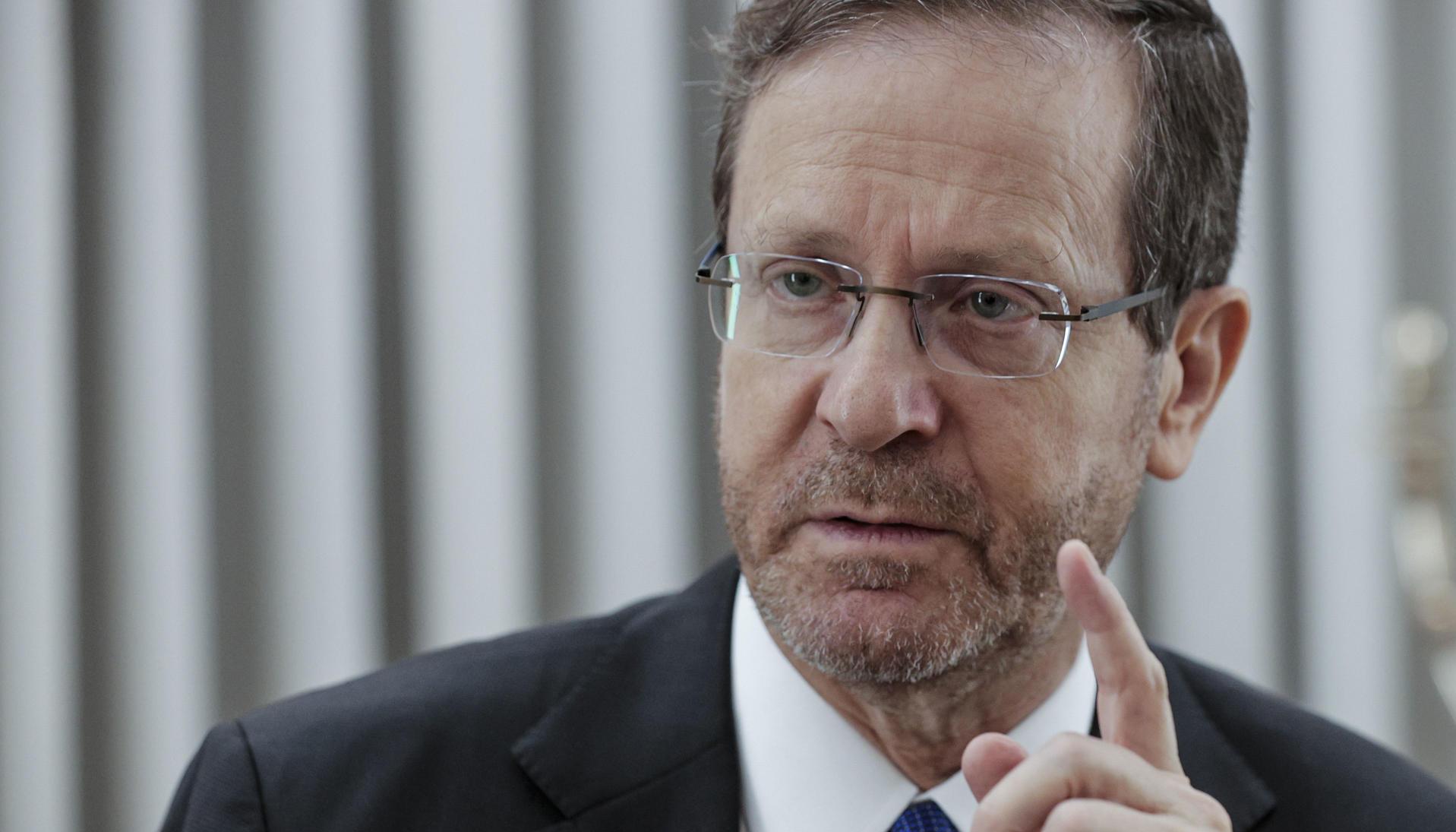 El presidente de Israel, Isaac Herzog.