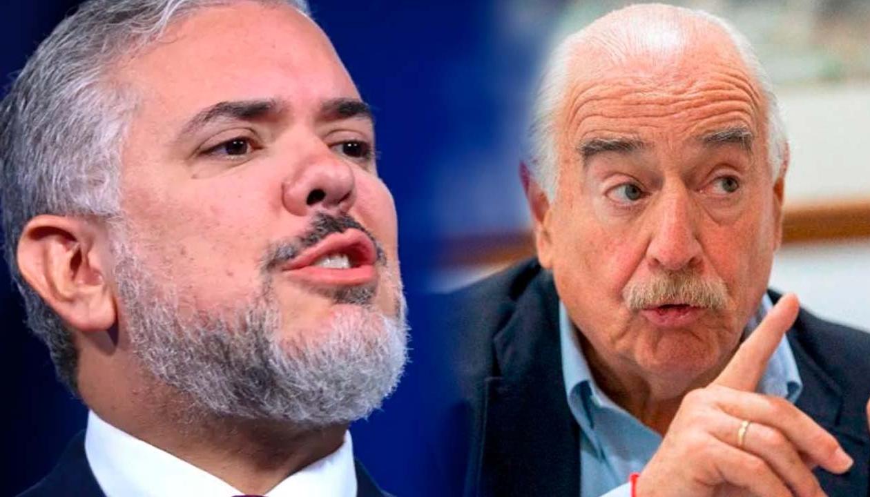 Iván Duque y Andrés Pastrana. 