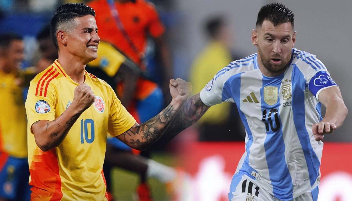 James y Messi