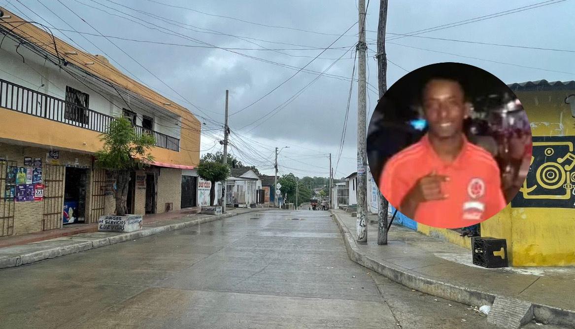 Lugar donde se registró el ataque a bala. 