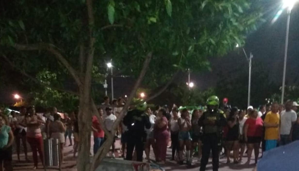 El crimen ocurrió en el parque del barrio La Viola. 