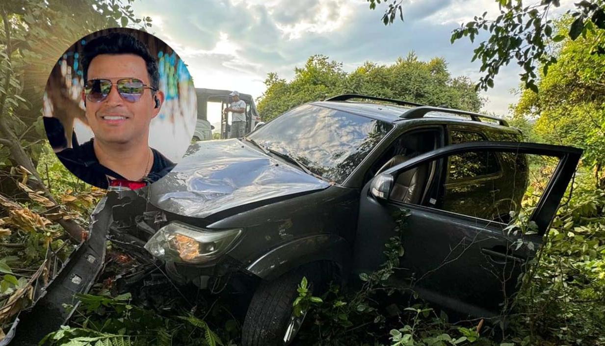 Se accidentó el rey vallenato Jaime Luis Campillo