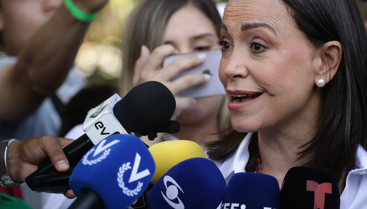 La líder opositora María Corina Machado.
