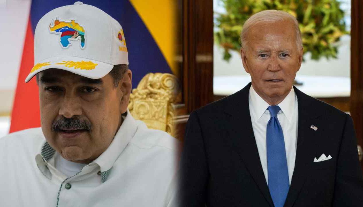 Nicolás Maduro y Joe Biden.