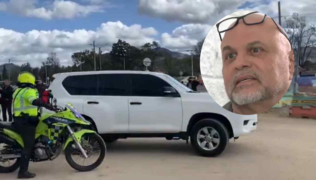 Salvatore Mancuso salió con escolta de la UNP.