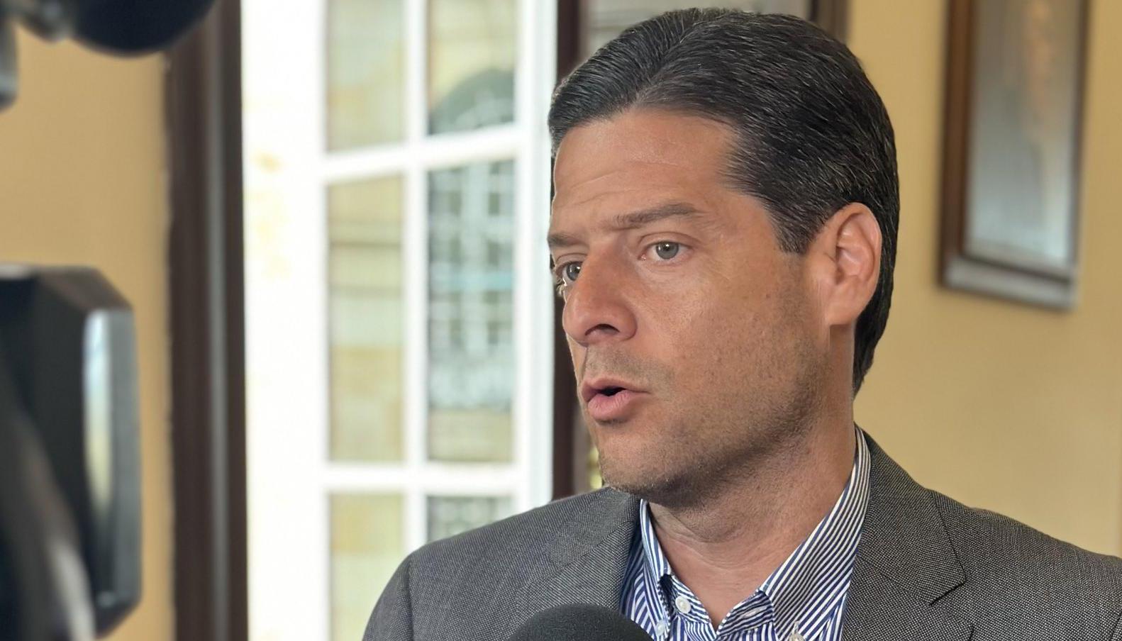 El senador Mauricio Gómez Amín.