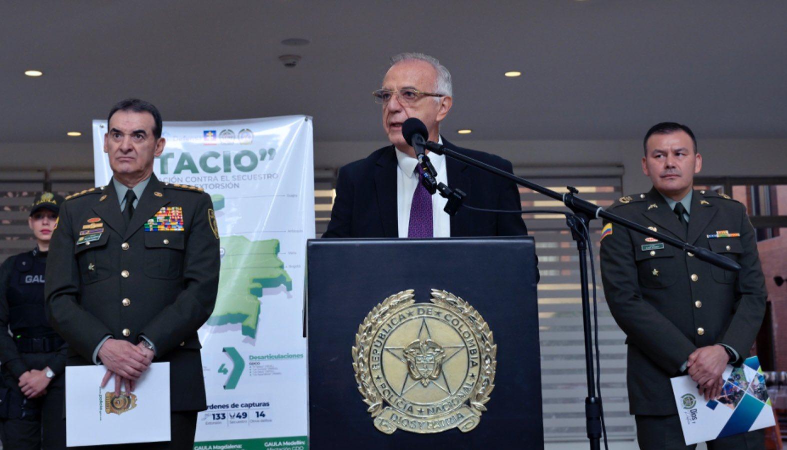 Ministro de Defensa, Iván Velásquez.