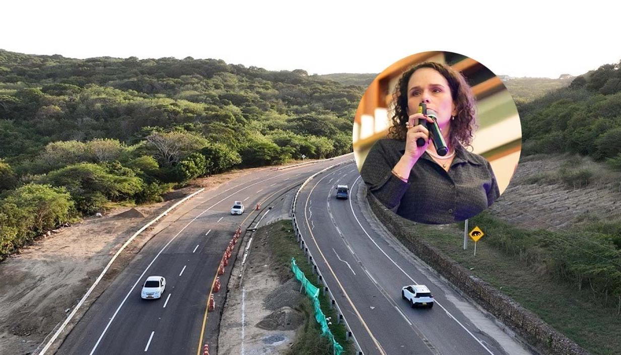 Ministra de Transporte, María Constanza García Alicastro.