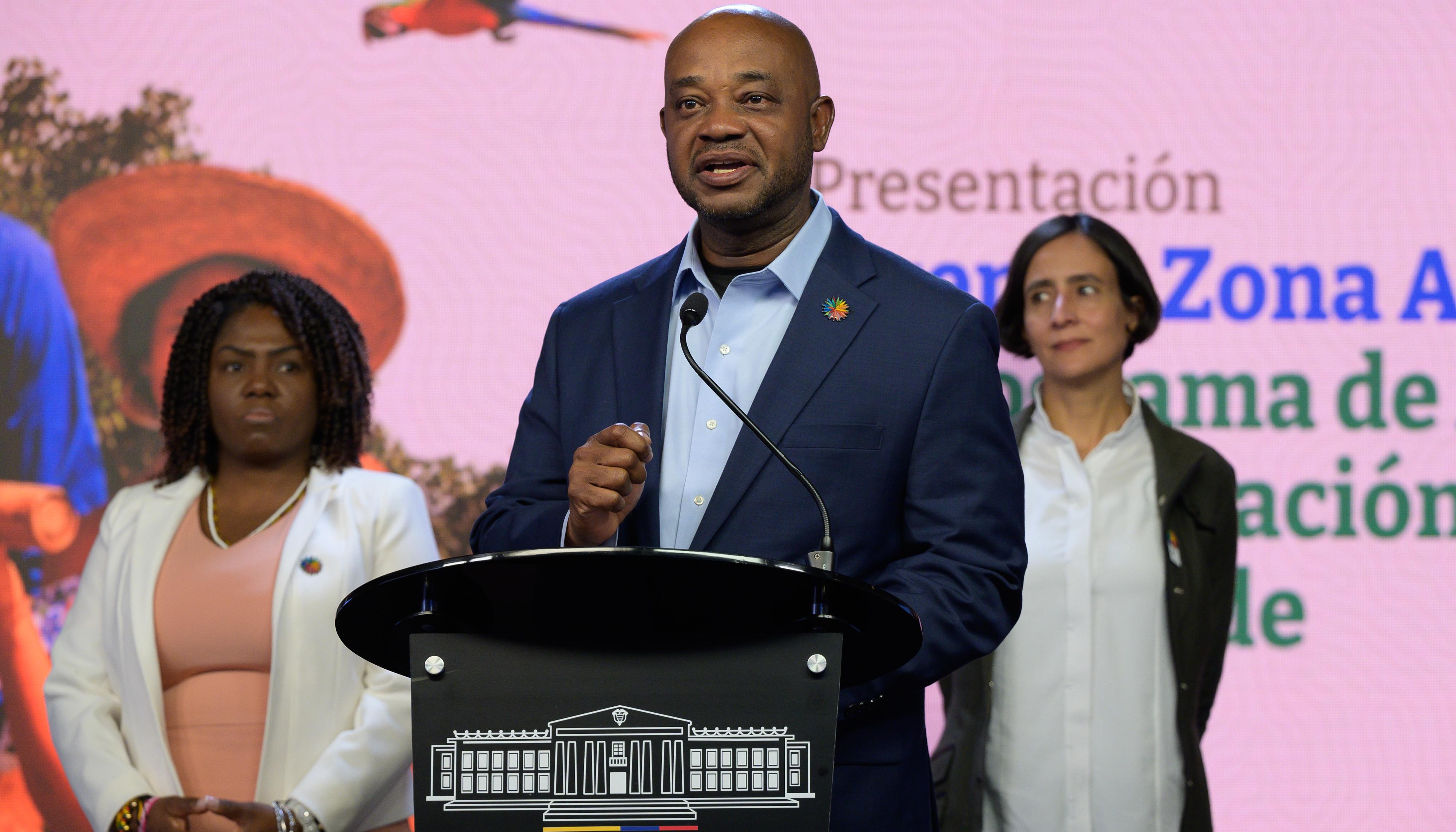 El Canciller de Colombia, Luis Gilberto Murillo.