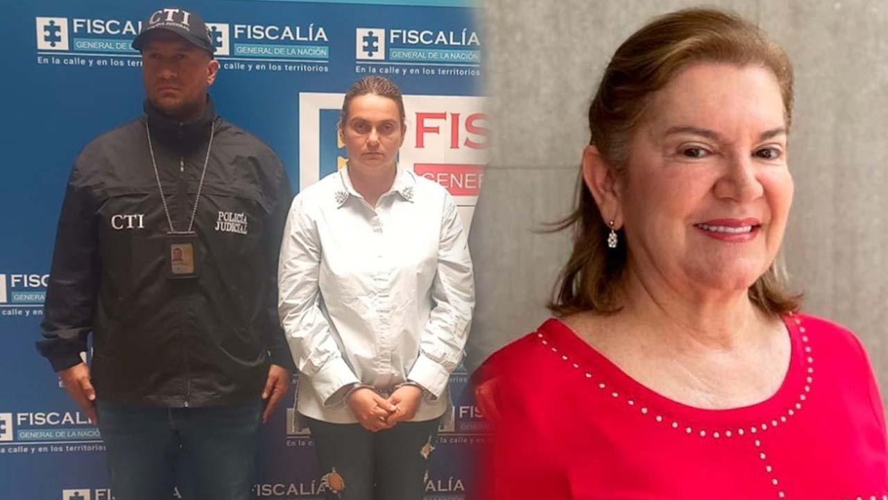 Keny Cardona Betancur, condenada, y Nora Luz Carmona Giraldo, víctima. 
