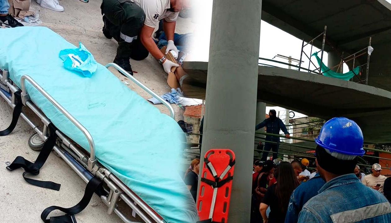 Obrero se cayó en la obra ubicada en la Circunvalar. 