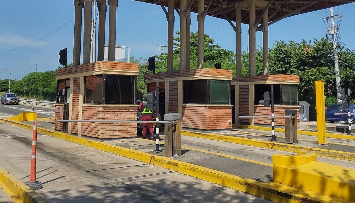 Peaje de Papiros en Puerto Colombia.