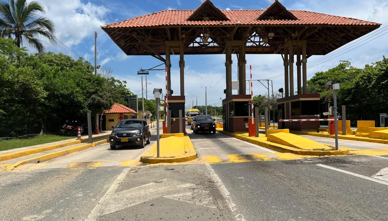 Peaje Papiros en Puerto Colombia.