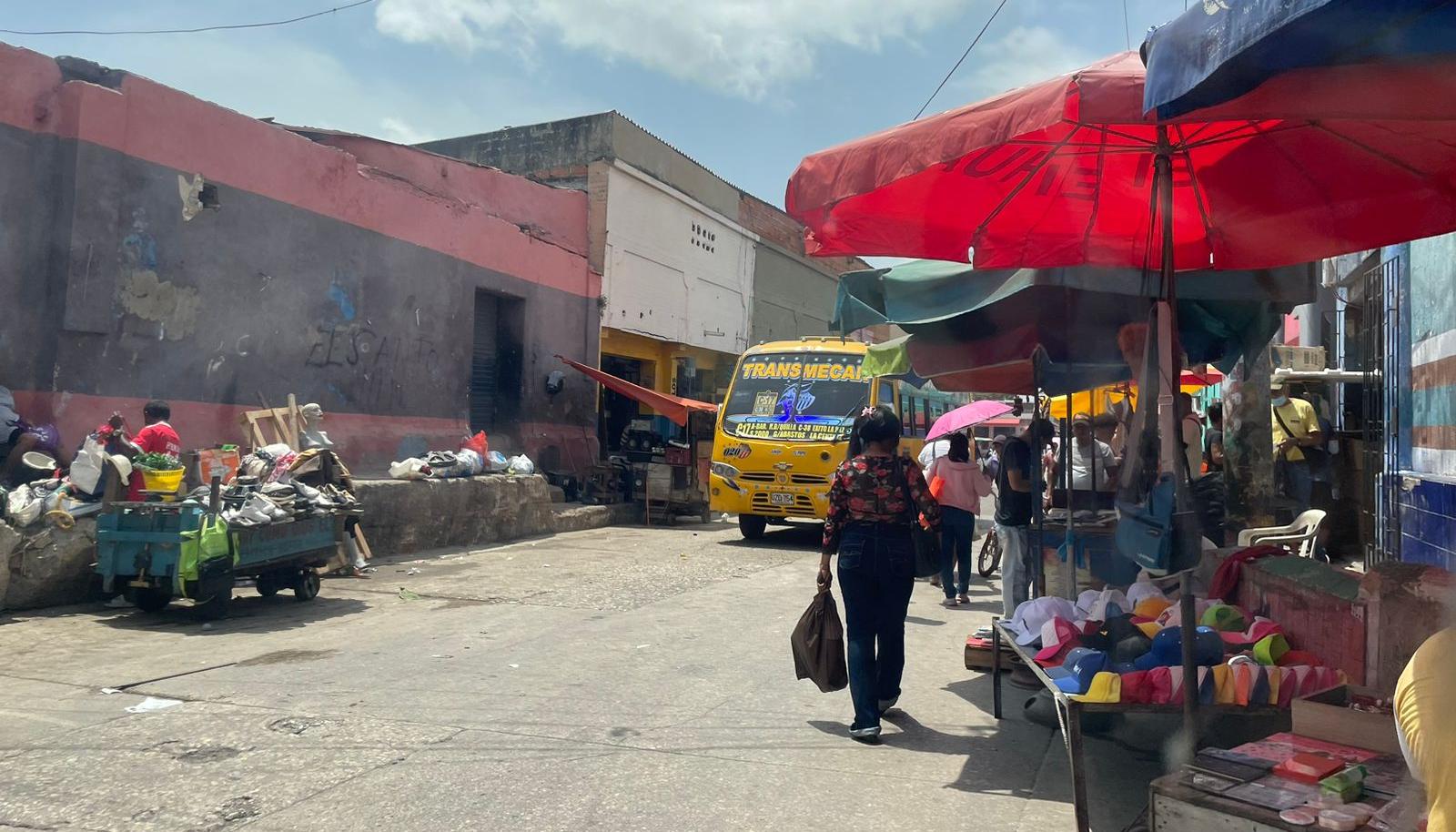 Sitio donde sucedió la agresión.