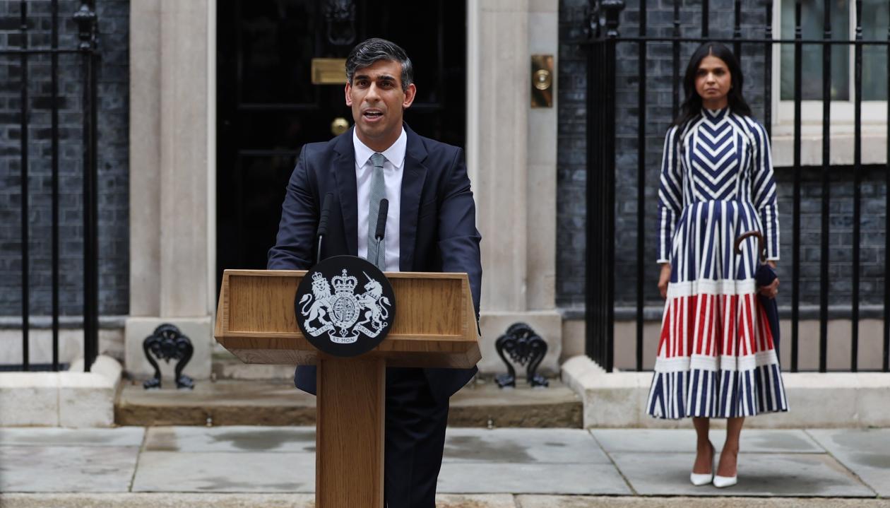 El primer ministro británico, Rishi Sunak.