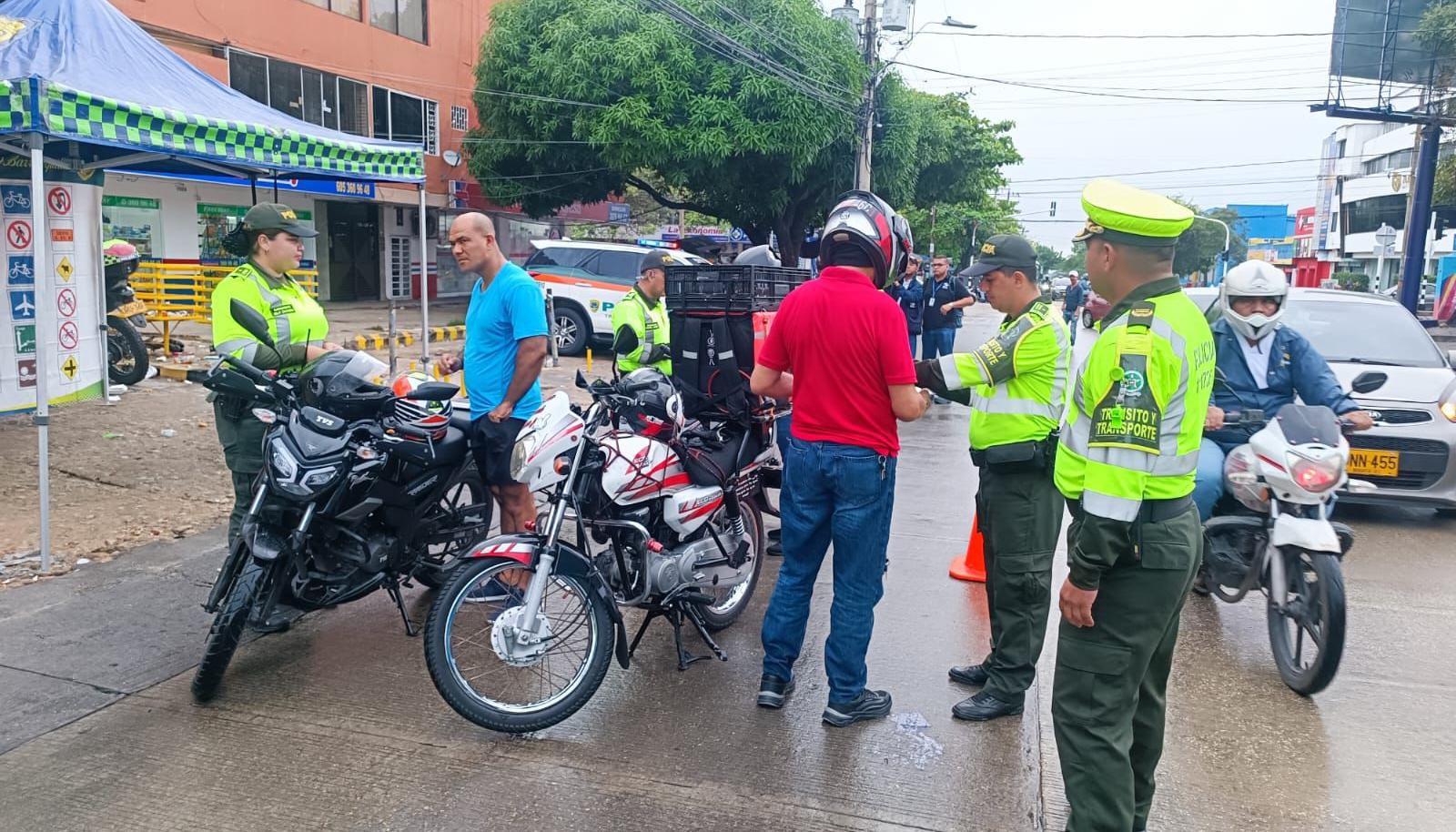 Operativos de control en Barranquilla. 