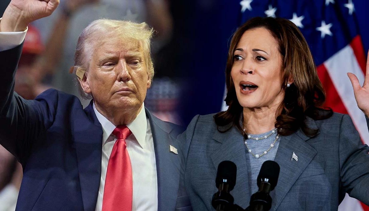 Donald Trump y Kamala Harris.