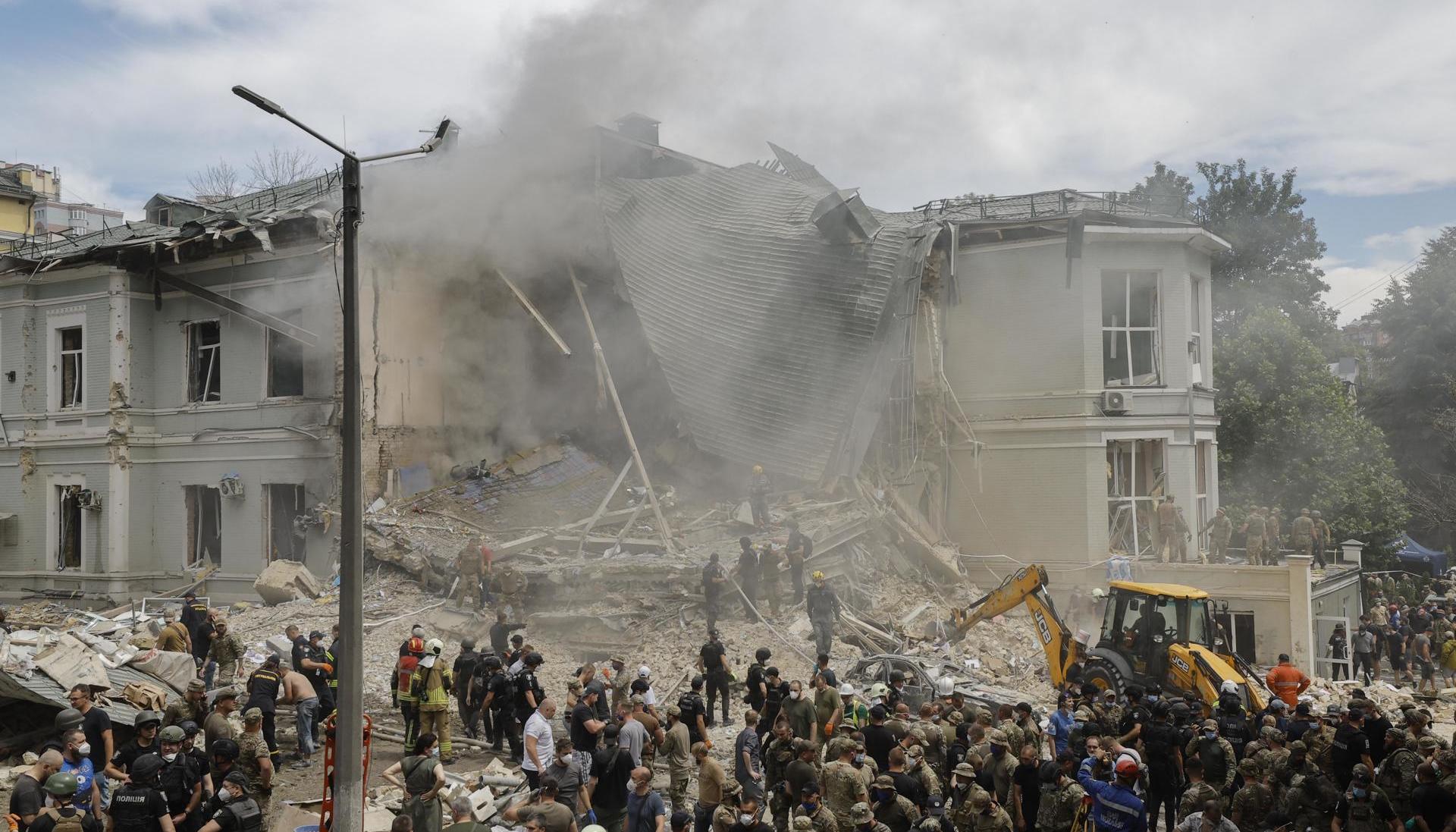 Hospital infantil 'Okhmadyt' en Kiev.