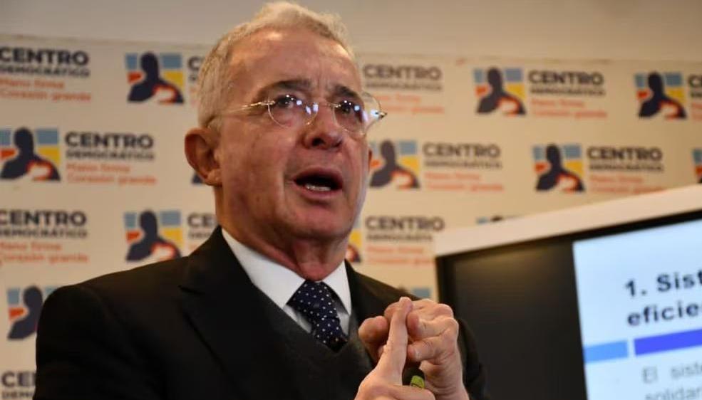 El expresidente de Colombia, Álvaro Uribe.