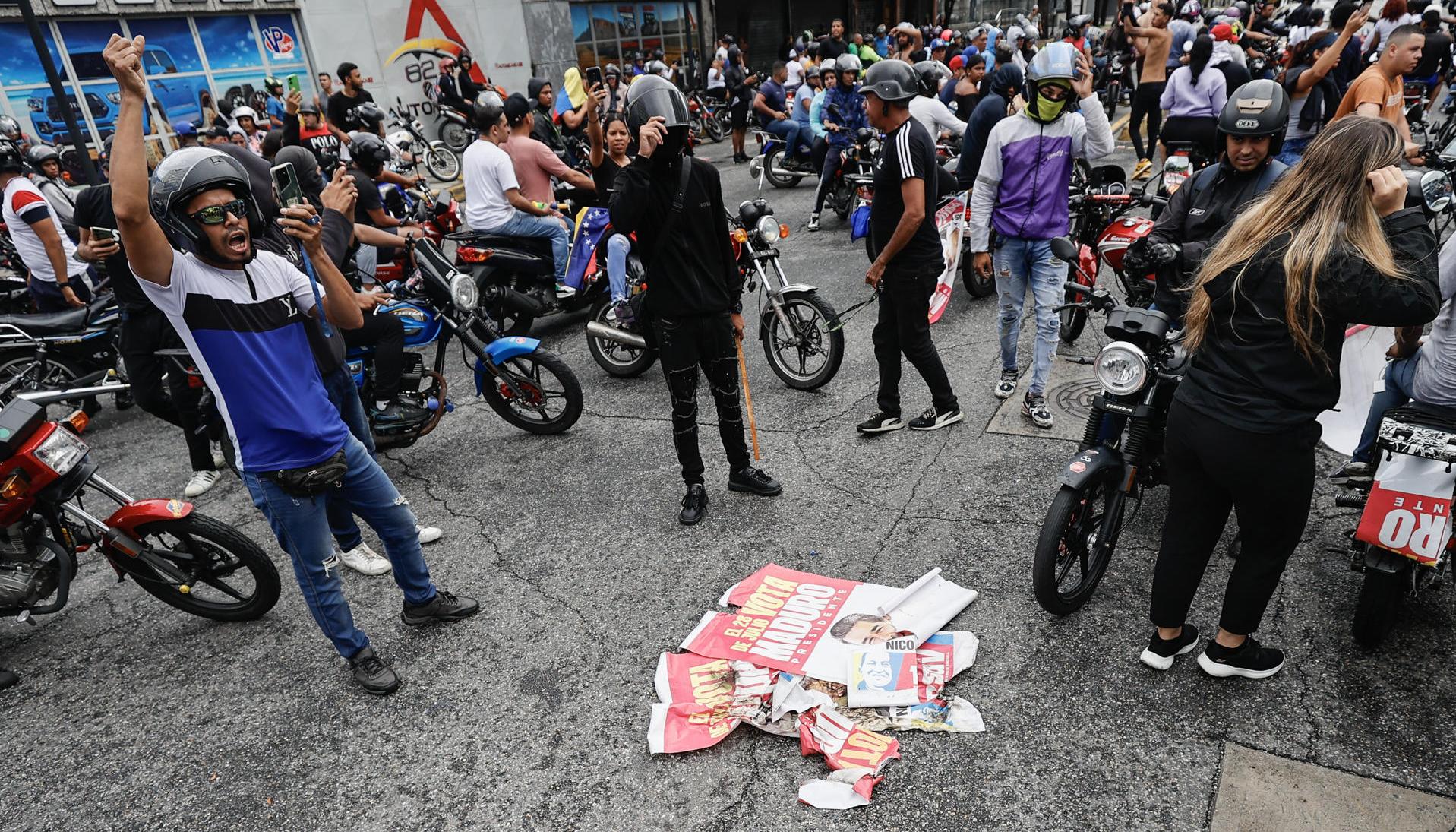 Protestas en Venezuela.