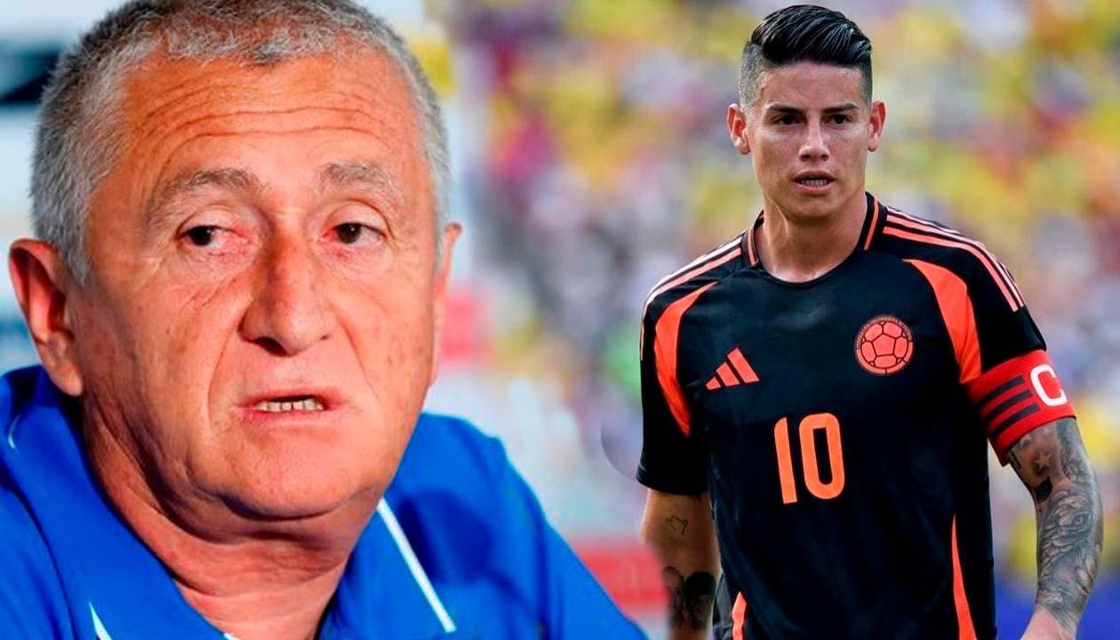 Eduardo Lara y James Rodríguez.