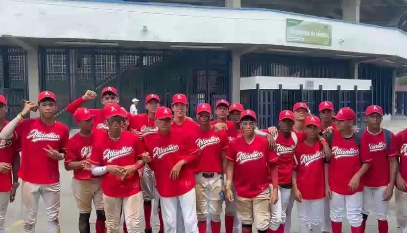 Selección Atlántico de béisbol, finalista en el Campeonato Nacional sub-15, en Cali.