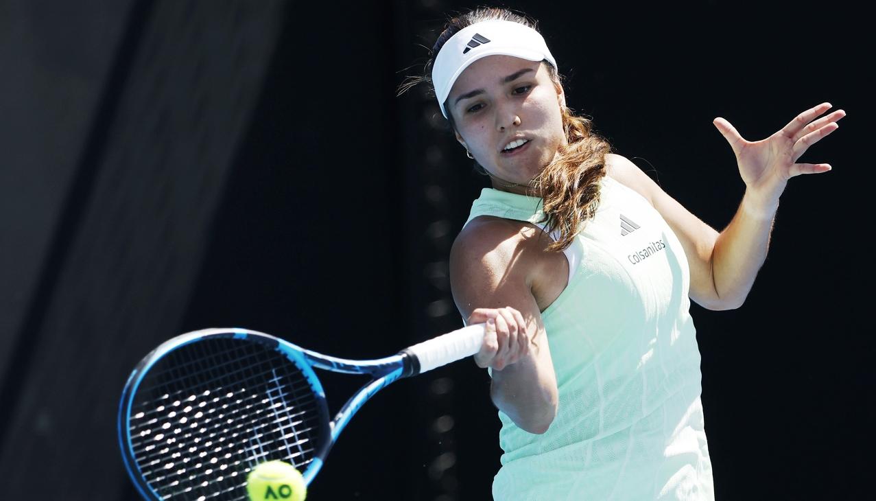 María Camila Osorio había derrotado en primera ronda la estadounidense Lauren Davis. 
