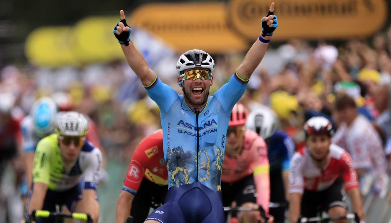 Mark Cavendish se convirtió en el ciclista más ganador de etapas en el Tour de Francia.