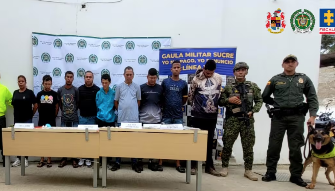 A ocho de los procesados les fue impuesta medida de aseguramiento en centro carcelario, mientras el otro quedó con domiciliaria. 