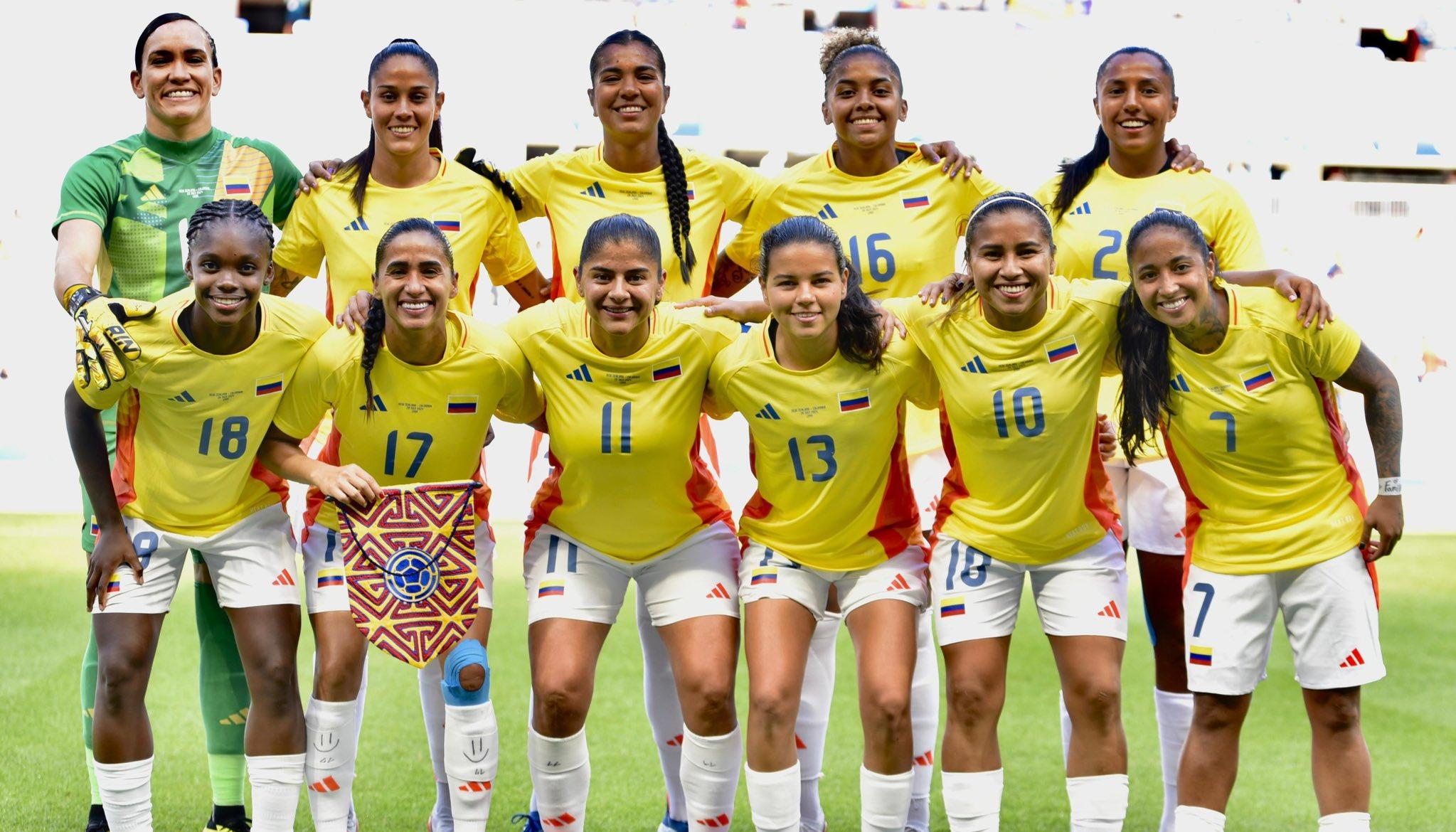 Selección Colombia que el miércoles será rival de Canadá.